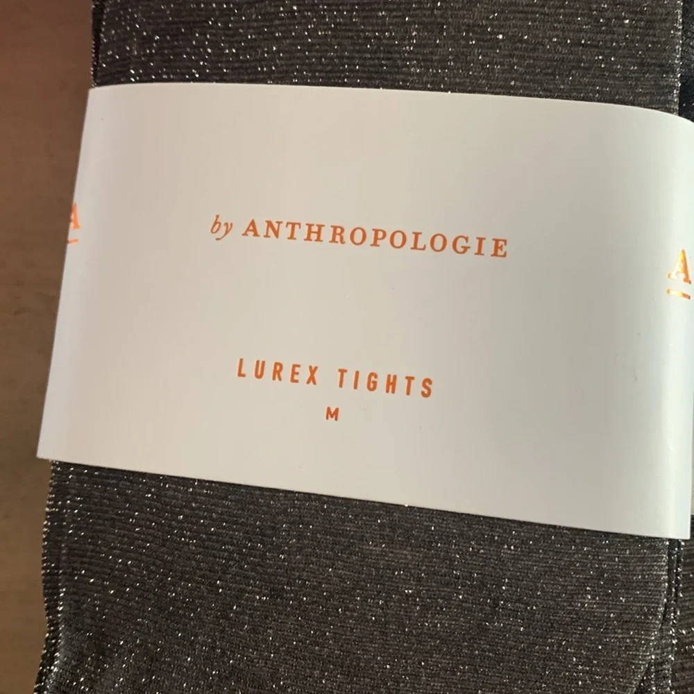 Anthropologie Lurex tights sized medium and large new wtags